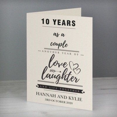 (image for) Personalised Anniversary Card