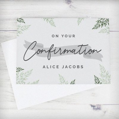 (image for) Personalised Confirmation Card