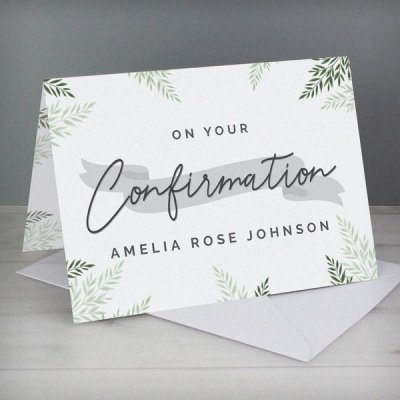 (image for) Personalised Confirmation Card