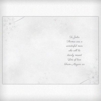 (image for) Personalised Deepest Sympathy Card