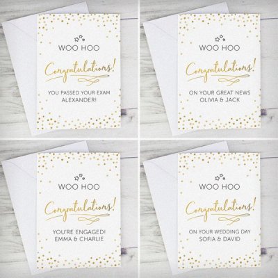 (image for) Personalised Congratulations Card