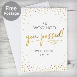 (image for) Personalised You Passed! Card