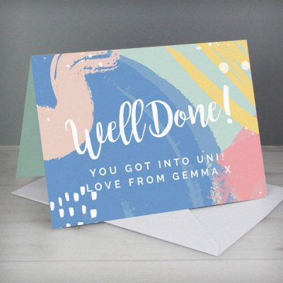 (image for) Personalised Well Done! Card