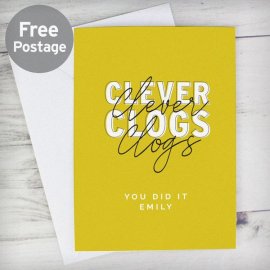 (image for) Personalised Clever Clogs Card