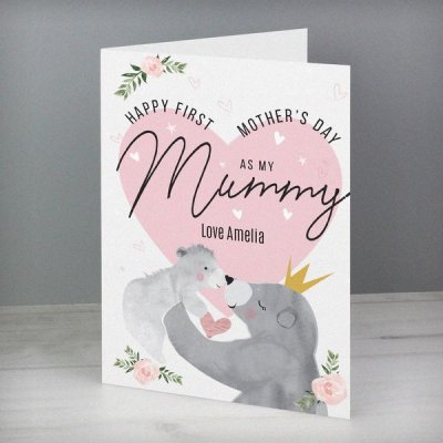 (image for) Personalised 1st Mother's Day Mama Bear Card
