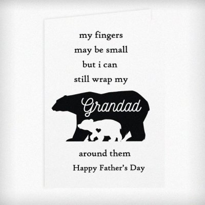 (image for) Personalised Fingers may be small Card