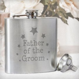 (image for) Father of the Groom Hip Flask
