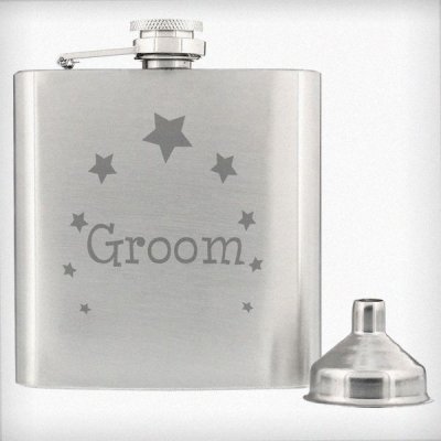 (image for) Groom Hip Flask