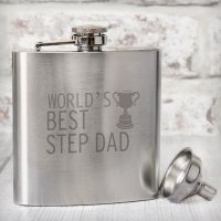 (image for) Worlds Best Step Dad Hip Flask