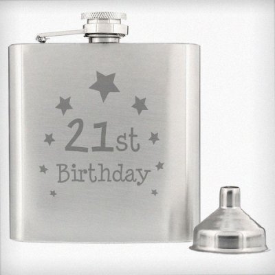 (image for) 21st Birthday Hip Flask