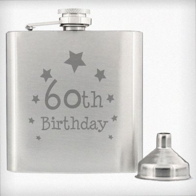 (image for) 60th Birthday Hip Flask