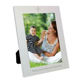 (image for) Silver 5x7 Godmother Photo Frame