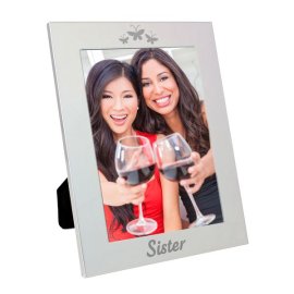 (image for) Silver 5x7 Sister Photo Frame