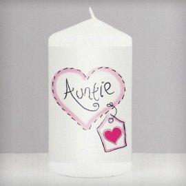 (image for) Auntie Heart Stitch Candle