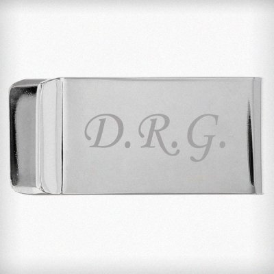 (image for) Personalised Silver Plated Money Clip