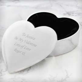 (image for) Personalised Heart Trinket Box