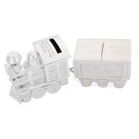 (image for) Personalised Train Money Box with Tooth & Curl Trinket Box