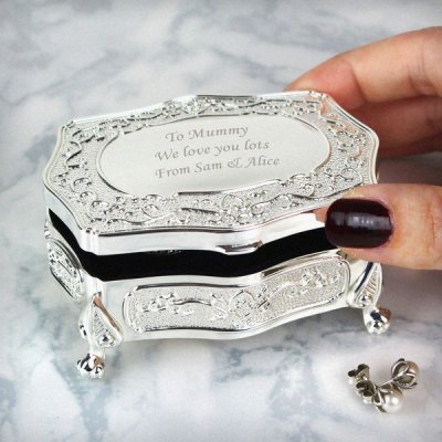 (image for) Personalised Small Antique Trinket Box