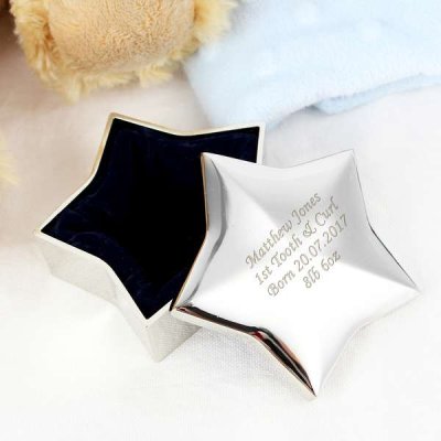 (image for) Personalised Star Trinket Box