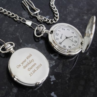 (image for) Personalised Pocket Fob Watch