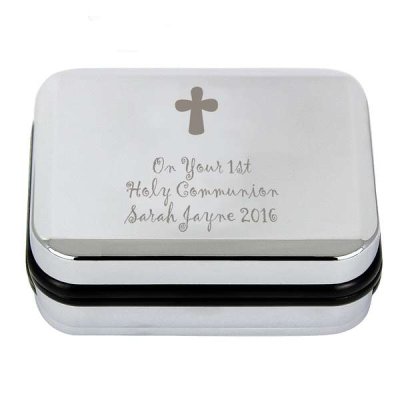 (image for) Personalised Cross Necklace and Box