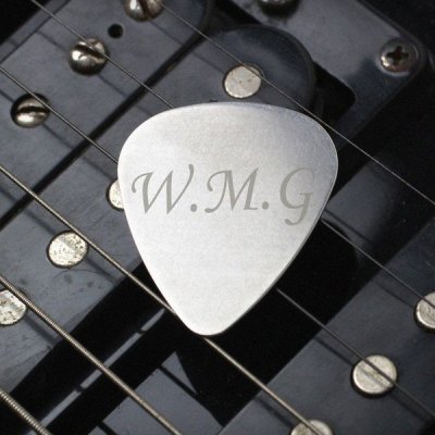 (image for) Personalised Silver Plectrum