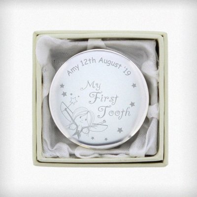 (image for) Personalised Fairy My First Tooth Trinket Box