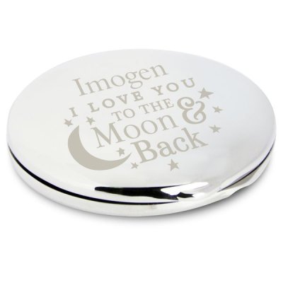(image for) Personalised To the Moon and Back... Compact Mirror