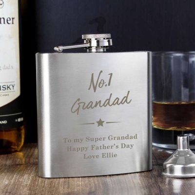 (image for) Personalised 'No.1' Hip Flask