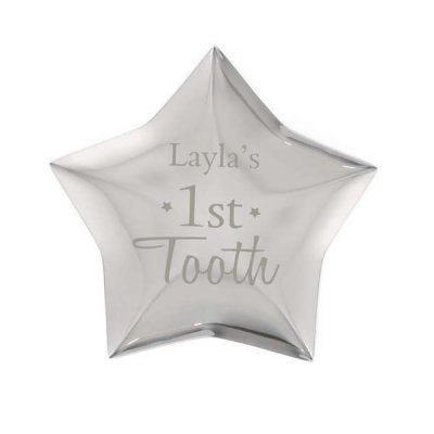 (image for) Personalised 1st Tooth Star Trinket Box