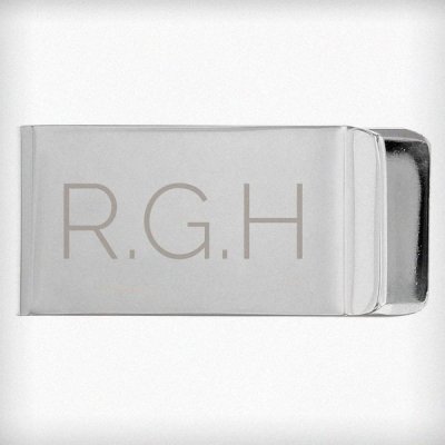 (image for) Personalised Classic Initial Money Clip