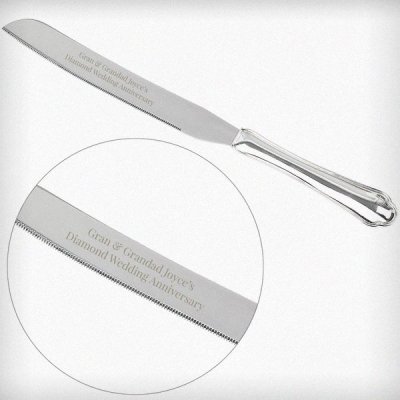 (image for) Personalised Any Message Heart Cake Knife