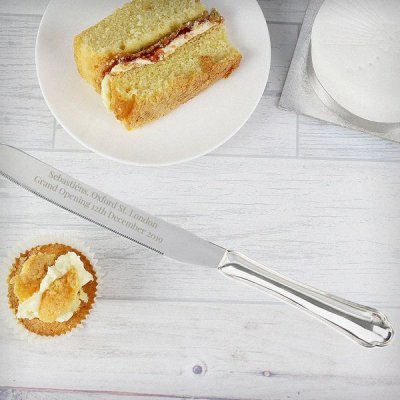 (image for) Personalised Any Message Heart Cake Knife