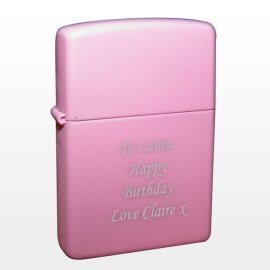 (image for) Personalised Pink Lighter