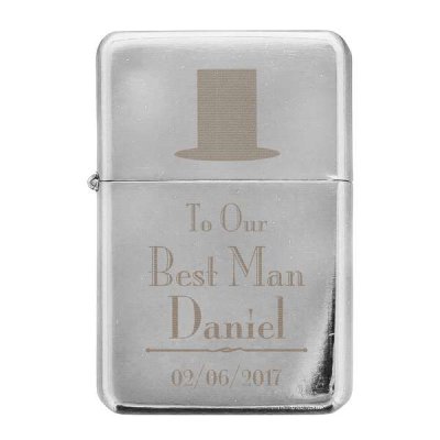 (image for) Personalised Decorative Wedding Best Man Lighter