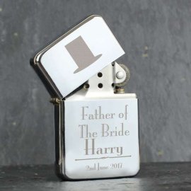 (image for) Personalised Decorative Wedding Father of the Bride Lighter