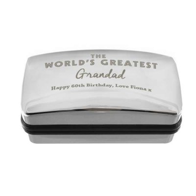(image for) Personalised 'The World's Greatest' Cufflink Box
