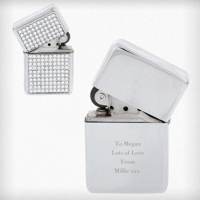 (image for) Personalised Any Message Diamante Lighter
