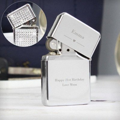 Personalised Decorative Heart Diamante Lighter (image for) Personalised Decorative Heart Diamante Lighter