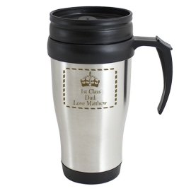 (image for) Personalised Crown Travel Mug