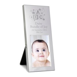 (image for) Personalised ABC Small Silver 2x3 Photo Frame
