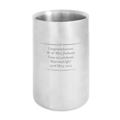 (image for) Personalised Any Message Wine Cooler