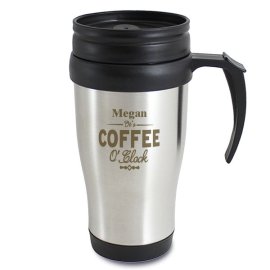 (image for) Personalised Coffee O'Clock Travel Mug