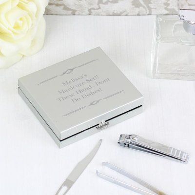 (image for) Personalised Any Message Manicure Set