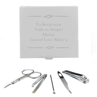 (image for) Personalised Any Message Manicure Set