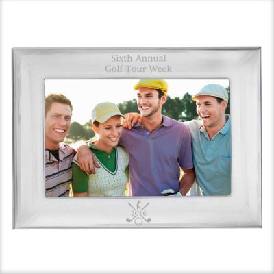 (image for) Personalised Silver 6x4 Golf Photo Frame