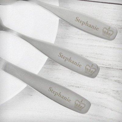 (image for) Personalised 3 Piece Princess Cutlery Set