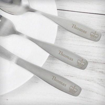 (image for) Personalised 3 Piece Prince Cutlery Set