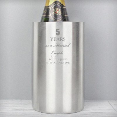 (image for) Personalised Anniversary Wine Cooler