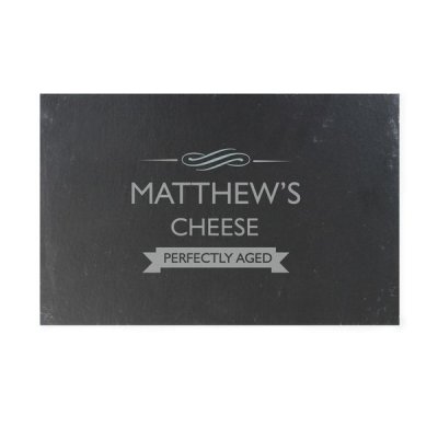 (image for) Personalised Perfectly Aged Slate Cheeseboard